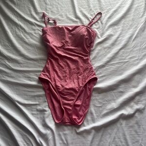 sparkly pink one piece